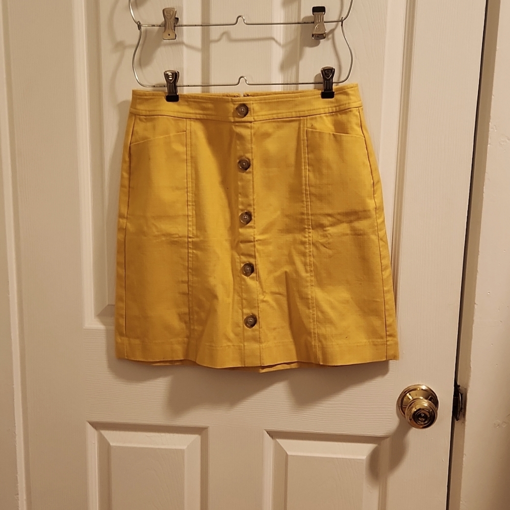 Yellow LOFT Skirt
